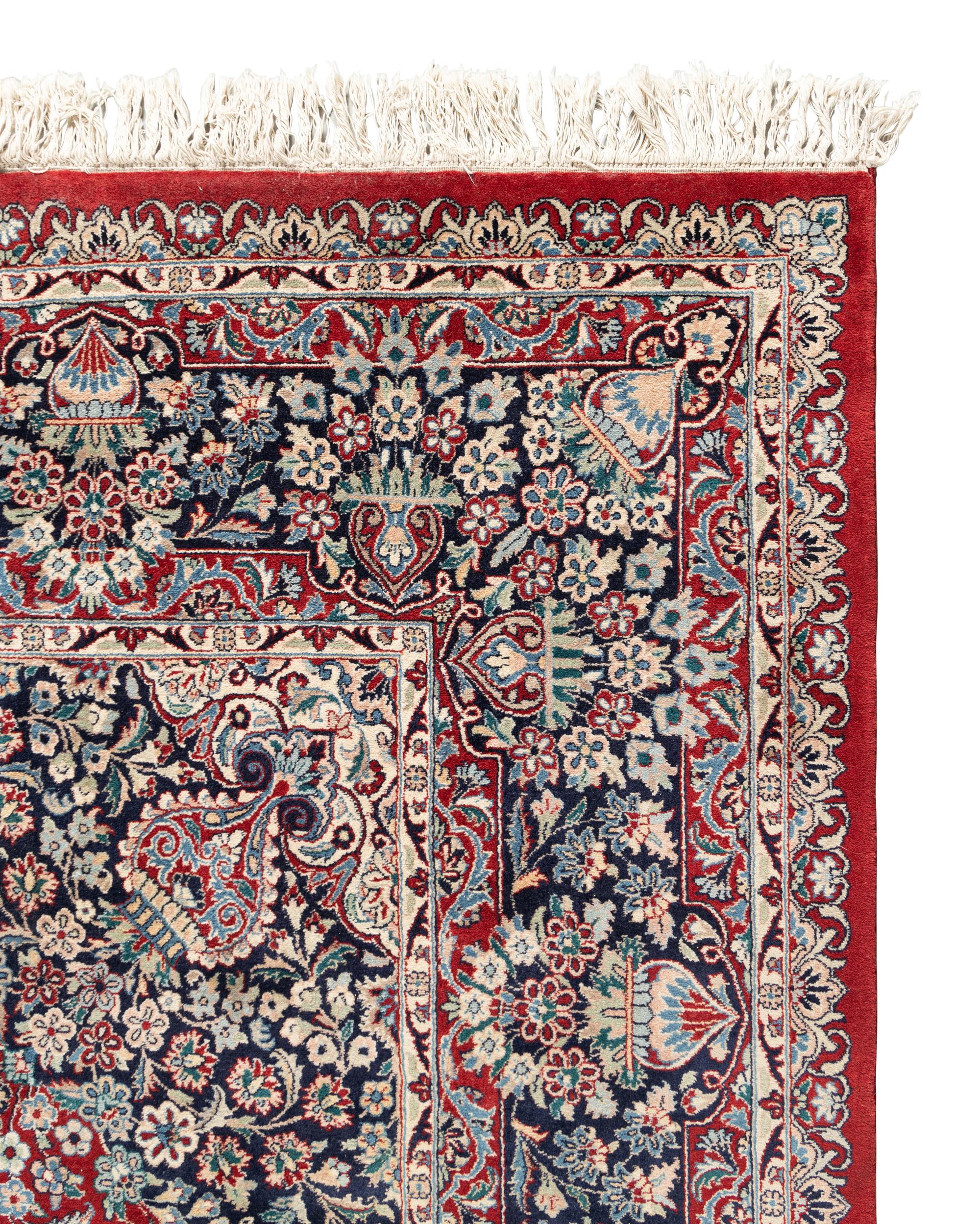 A Qom Wool Rug