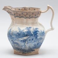 William Henry Harrison 1840 Campaign Wedgwood Transferware Ewer