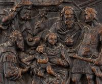 A Flemish Carved Oak Panel