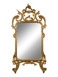 A Louis XV Style Giltwood Mirror — 20TH CENTURY