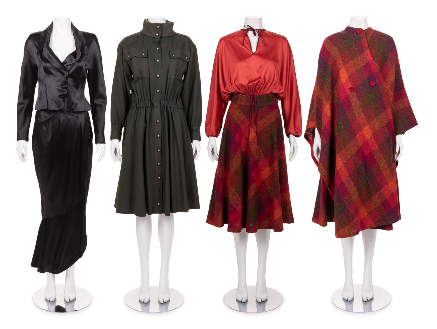 Three Designer Ensembles: One Grès Boutique and Two Chloé, 1980-90s