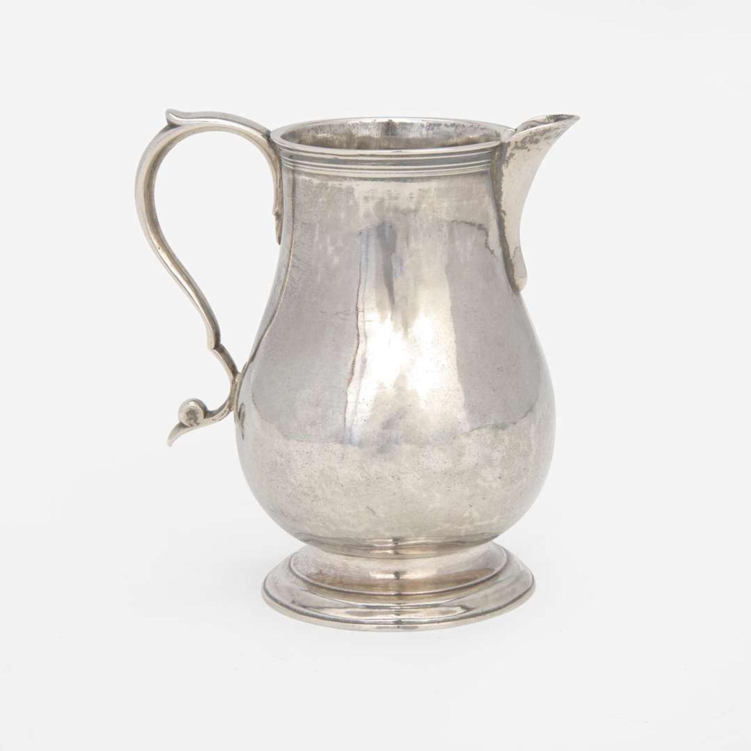 A silver cream pot William Swan, Boston, MA, circa 1740