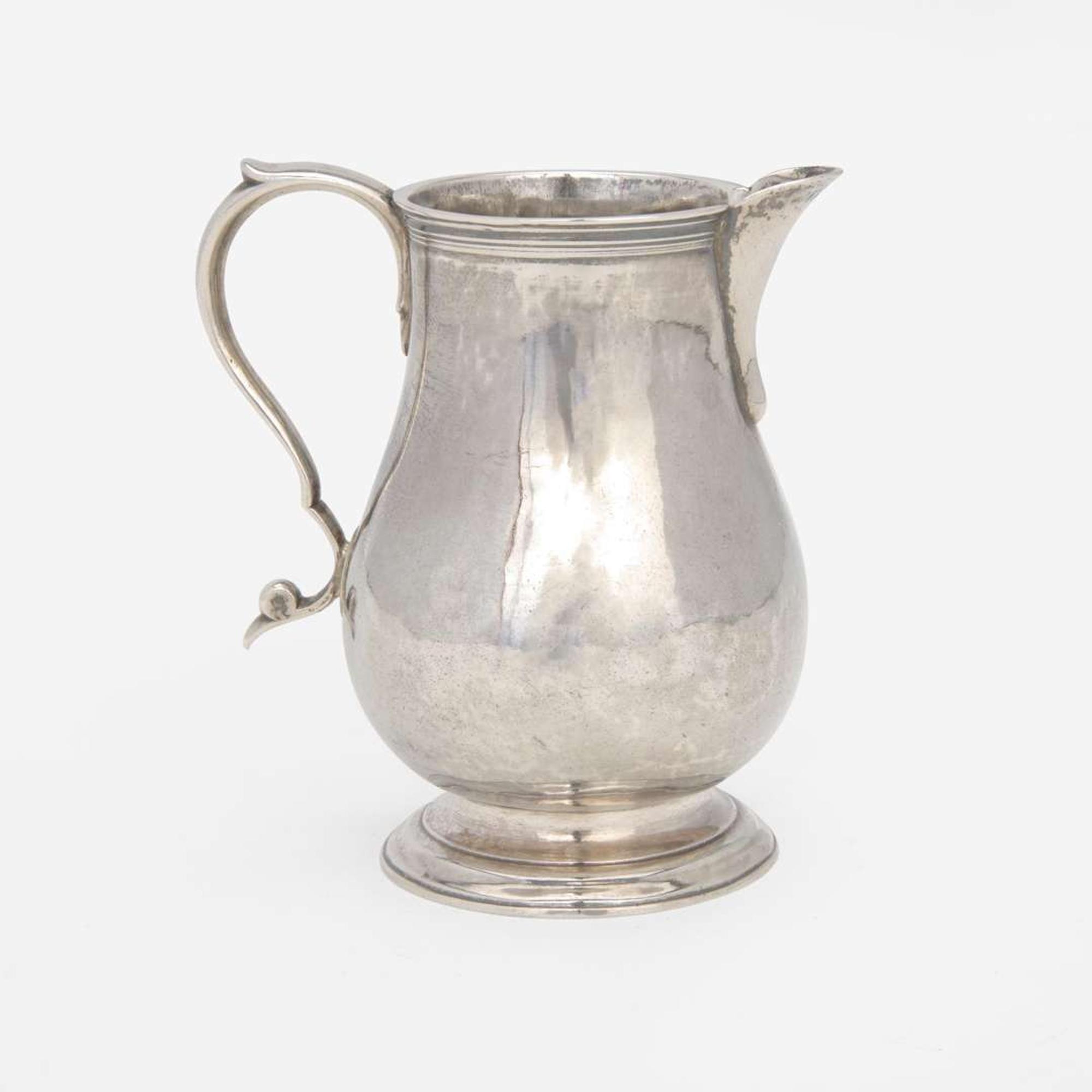 A silver cream pot William Swan, Boston, MA, circa 1740