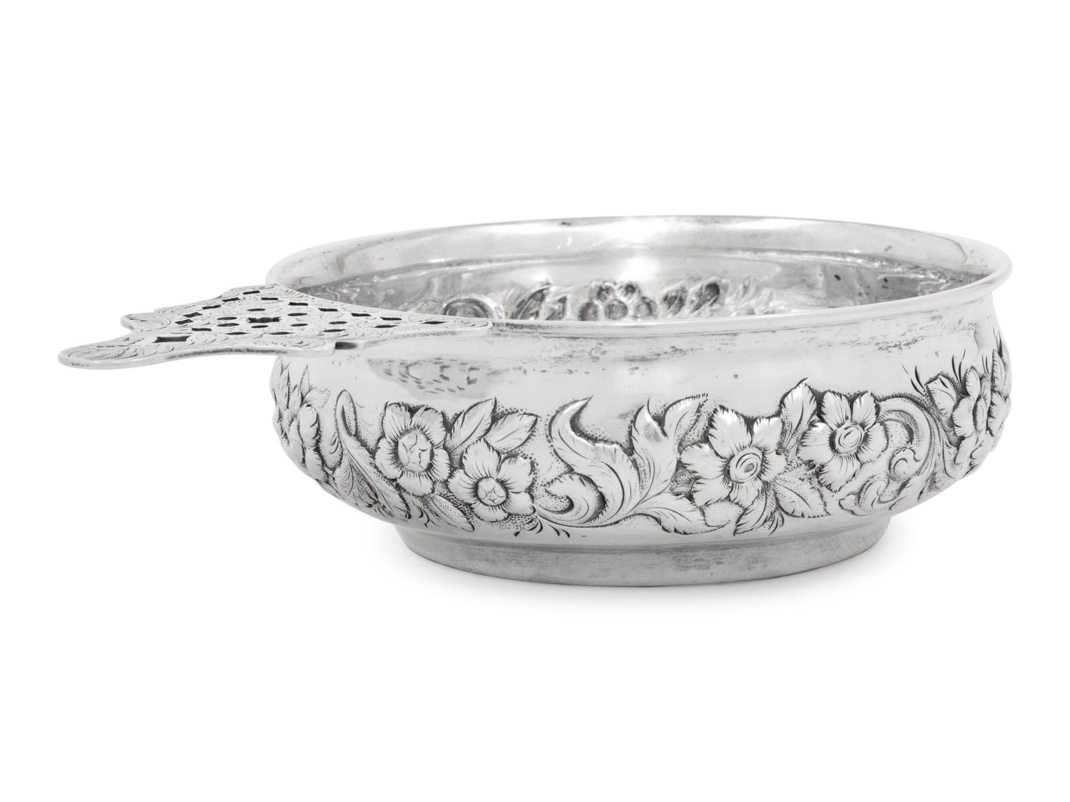 A Samuel Kirk Coin Silver Porringer