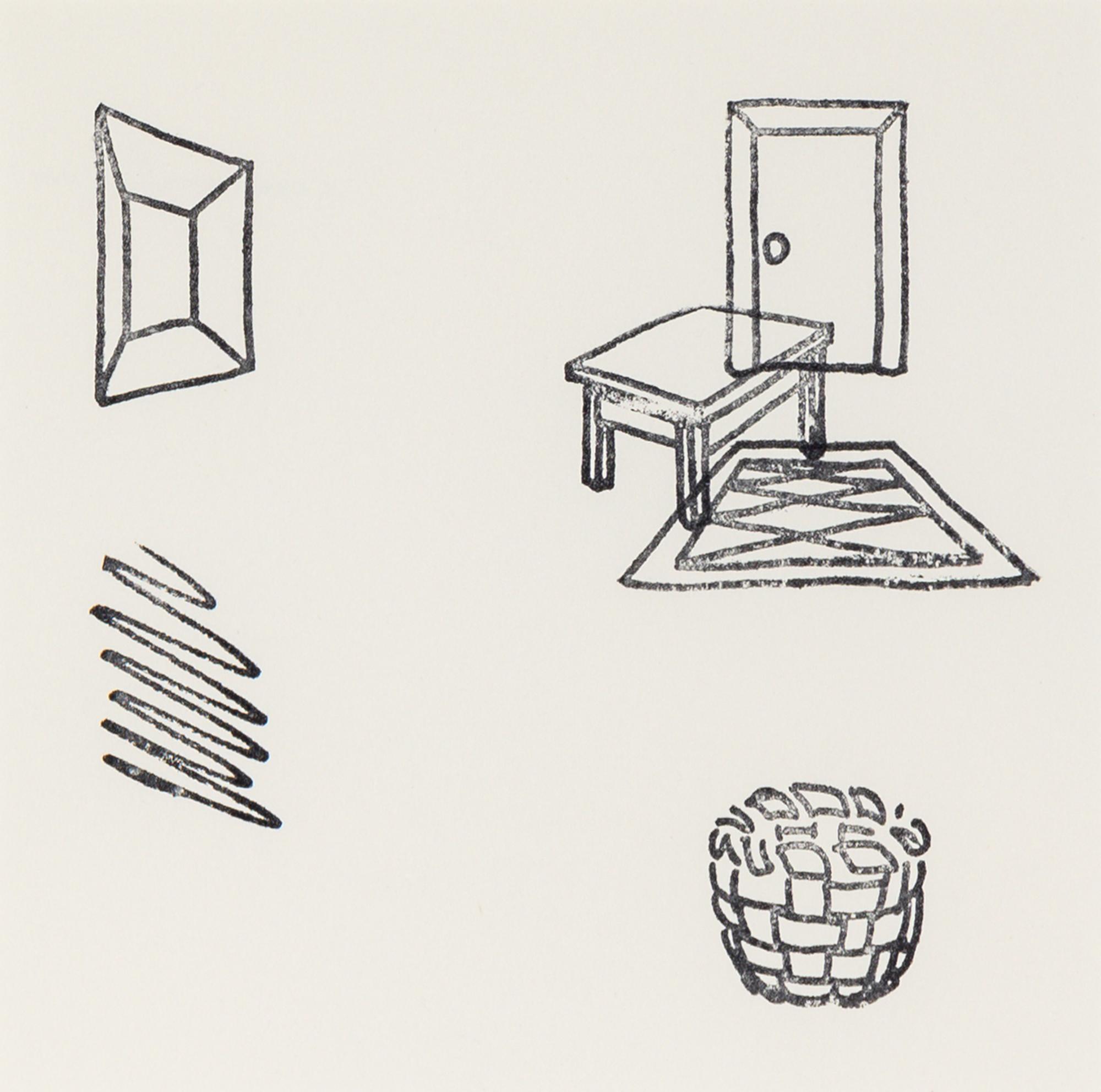 Twelve Works from Rubber Stamp Portfolio , 1976-1977