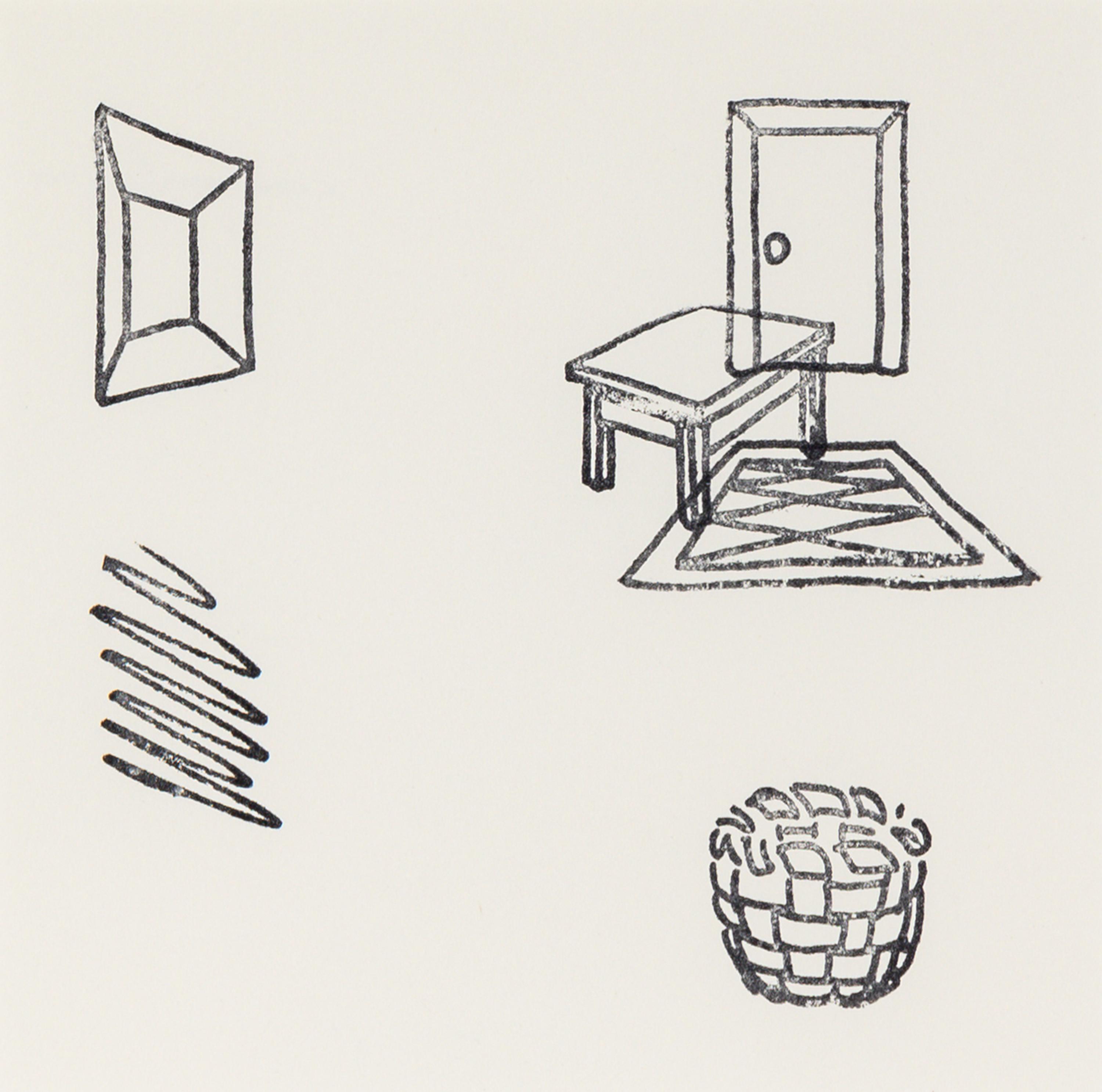 Twelve Works from Rubber Stamp Portfolio , 1976-1977