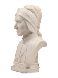An Italian Marble Bust of Dante Alighieri