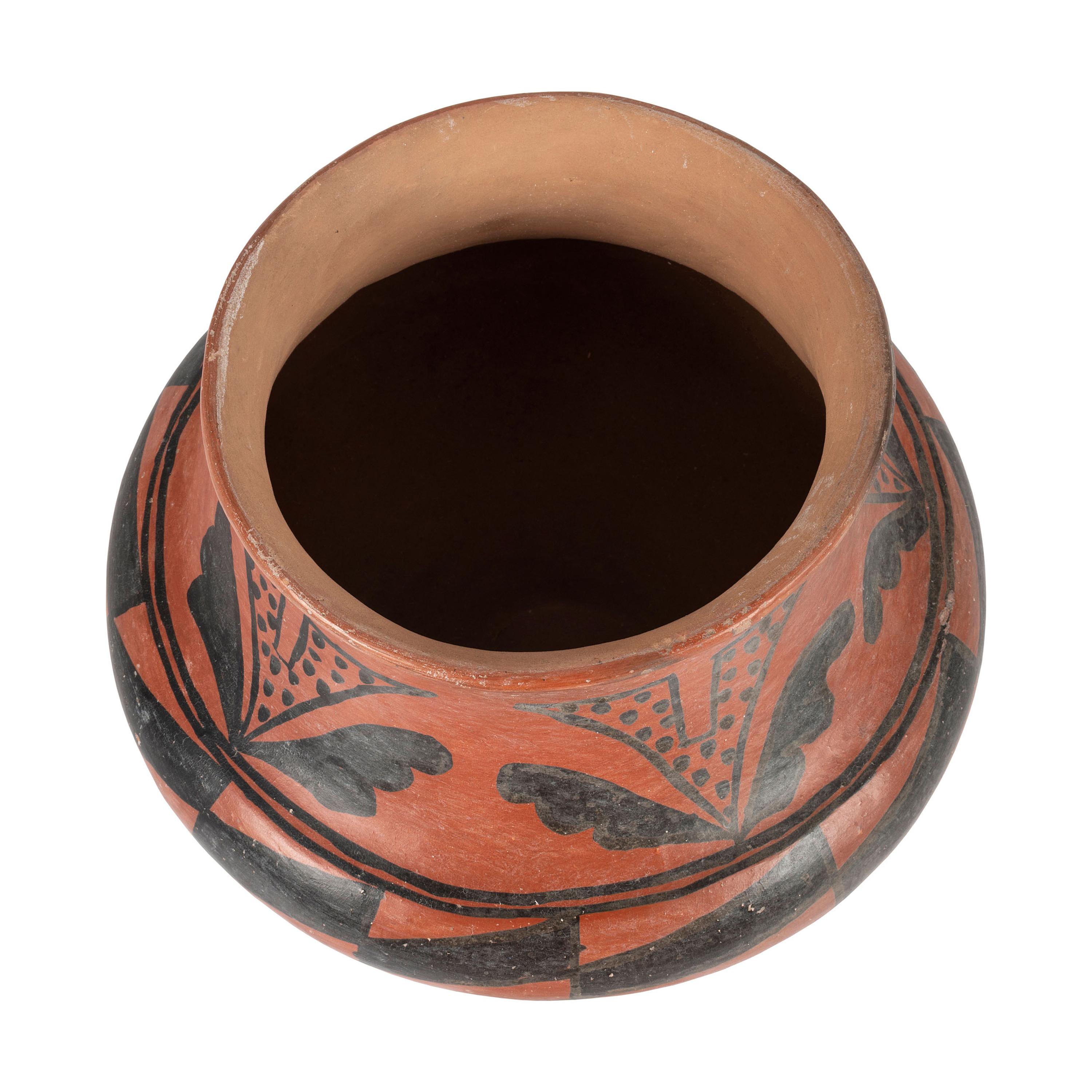 San Ildefonso Redware Pottery Jar