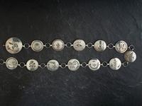 Silver Overlay Necklace and Link Concha Belt
