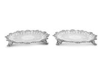 A Pair of George IV Silver Salvers