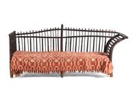 A Turned Wood Daybed