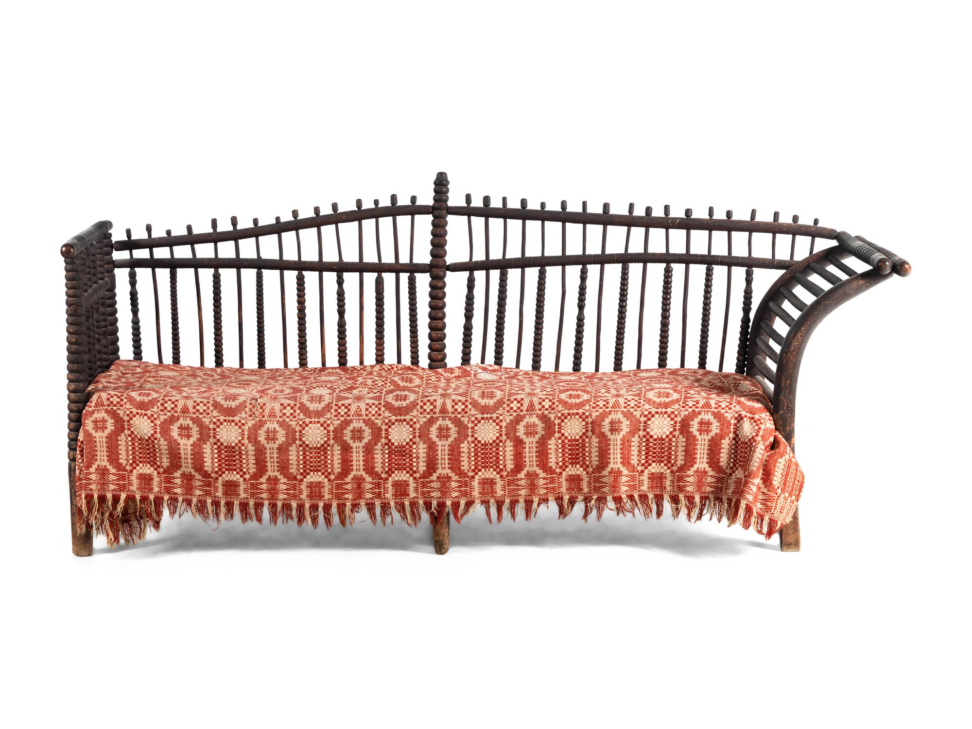 A Turned Wood Daybed