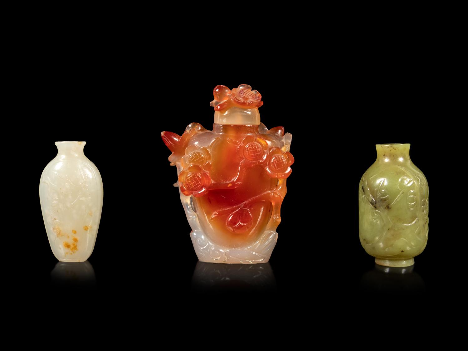 Three Chinese Snuff Bottles