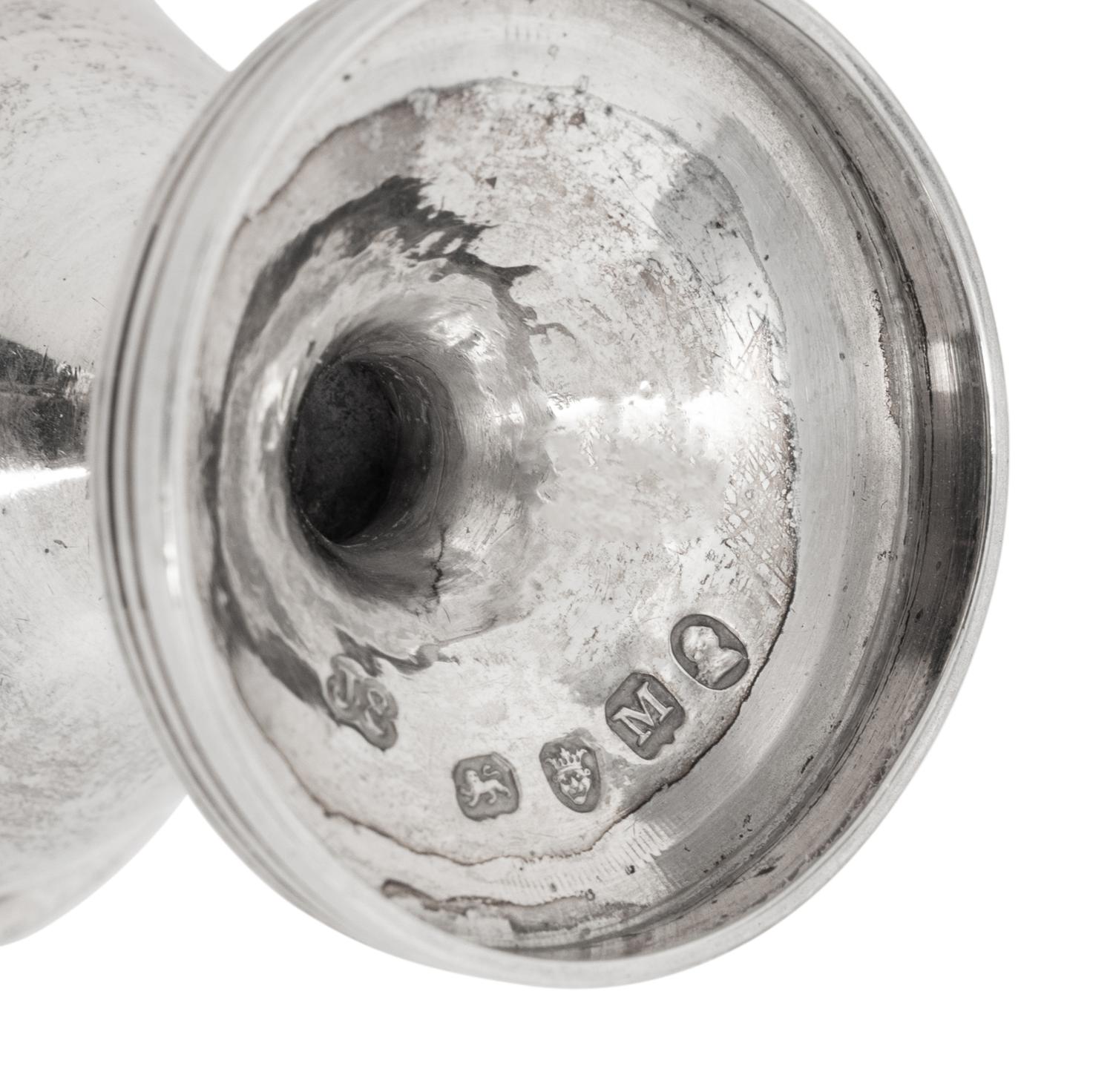 A George III Silver Egg Cruet