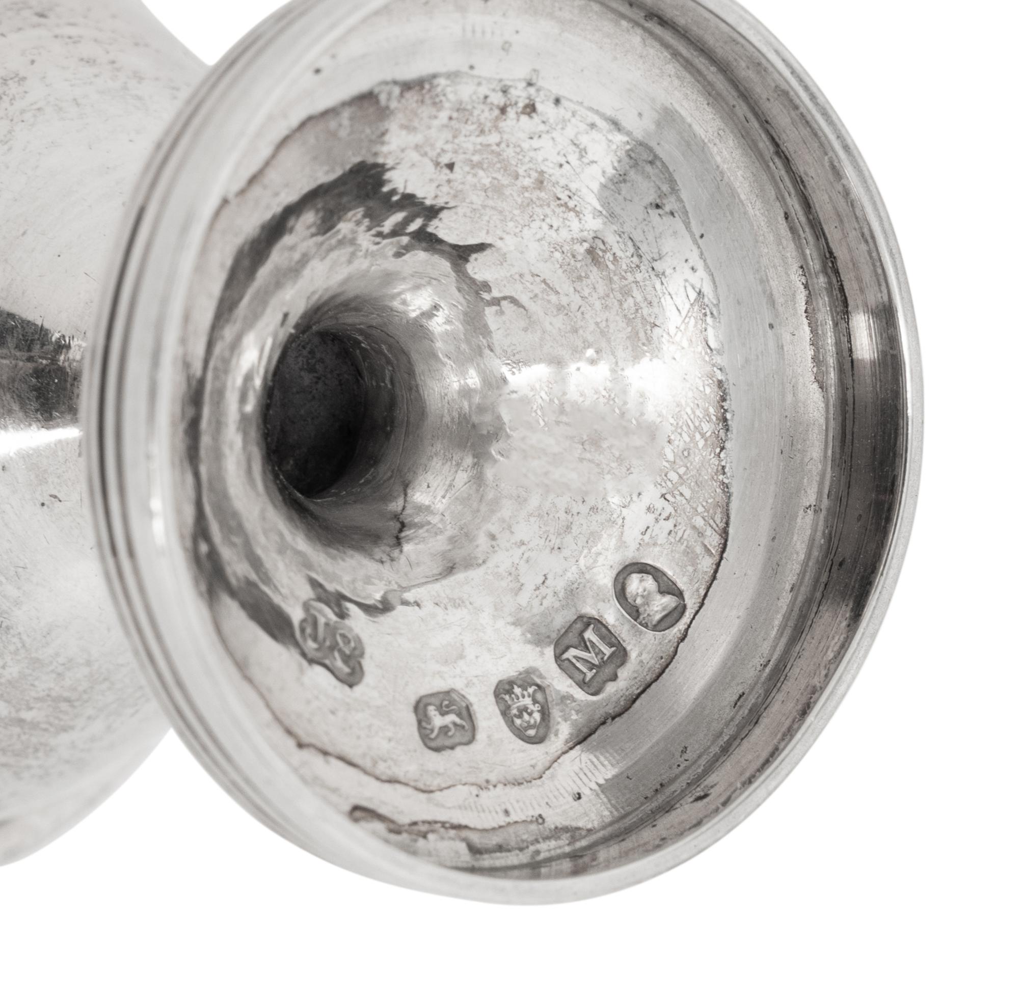 A George III Silver Egg Cruet