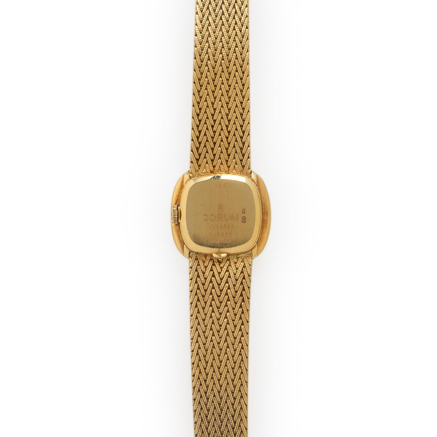 Corum, 18K Yellow Gold and Diamond Pavé Watch