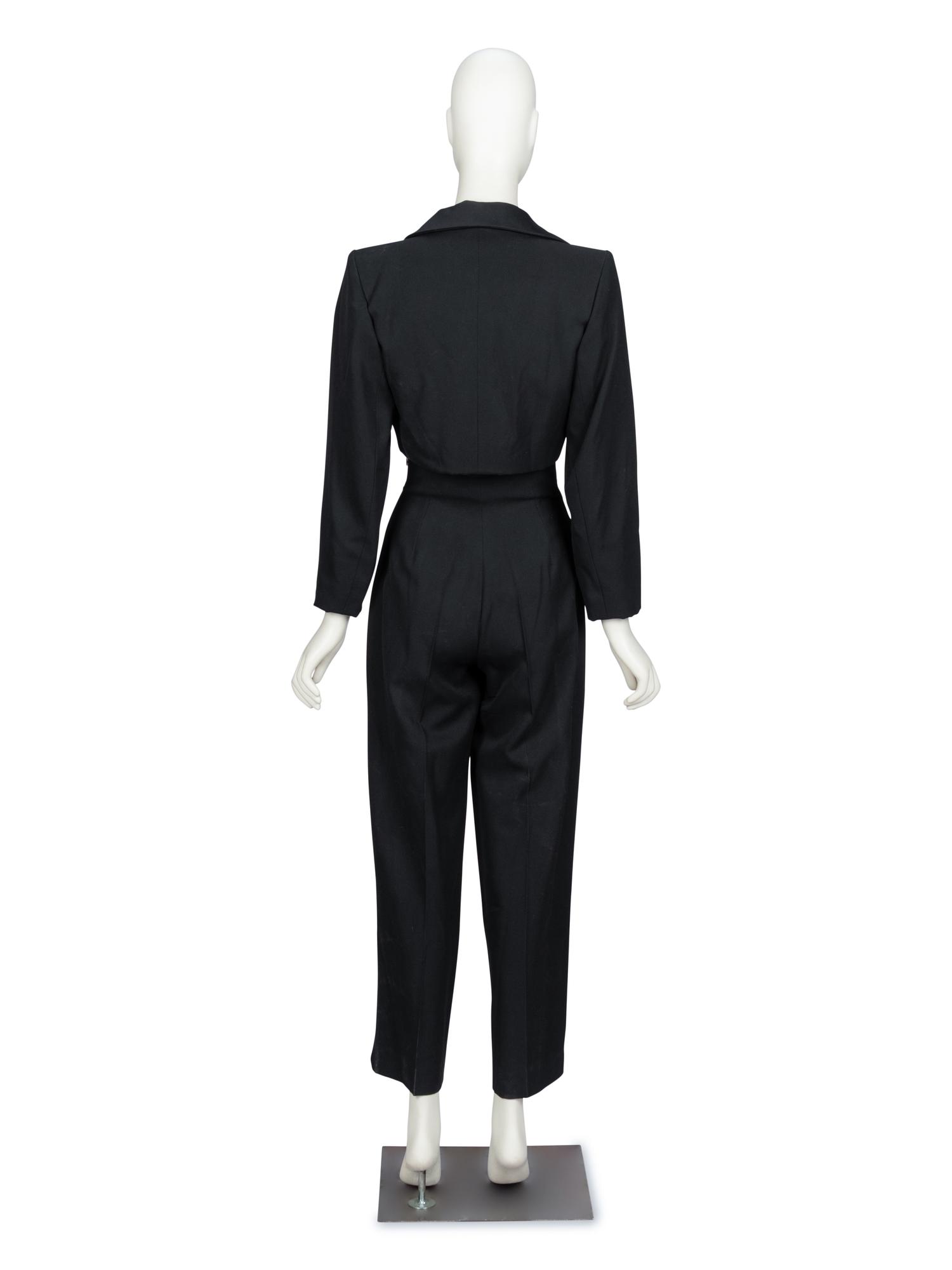 Yves Saint Laurent Rive Gauche, Tuxedo Pantsuit & Bustier