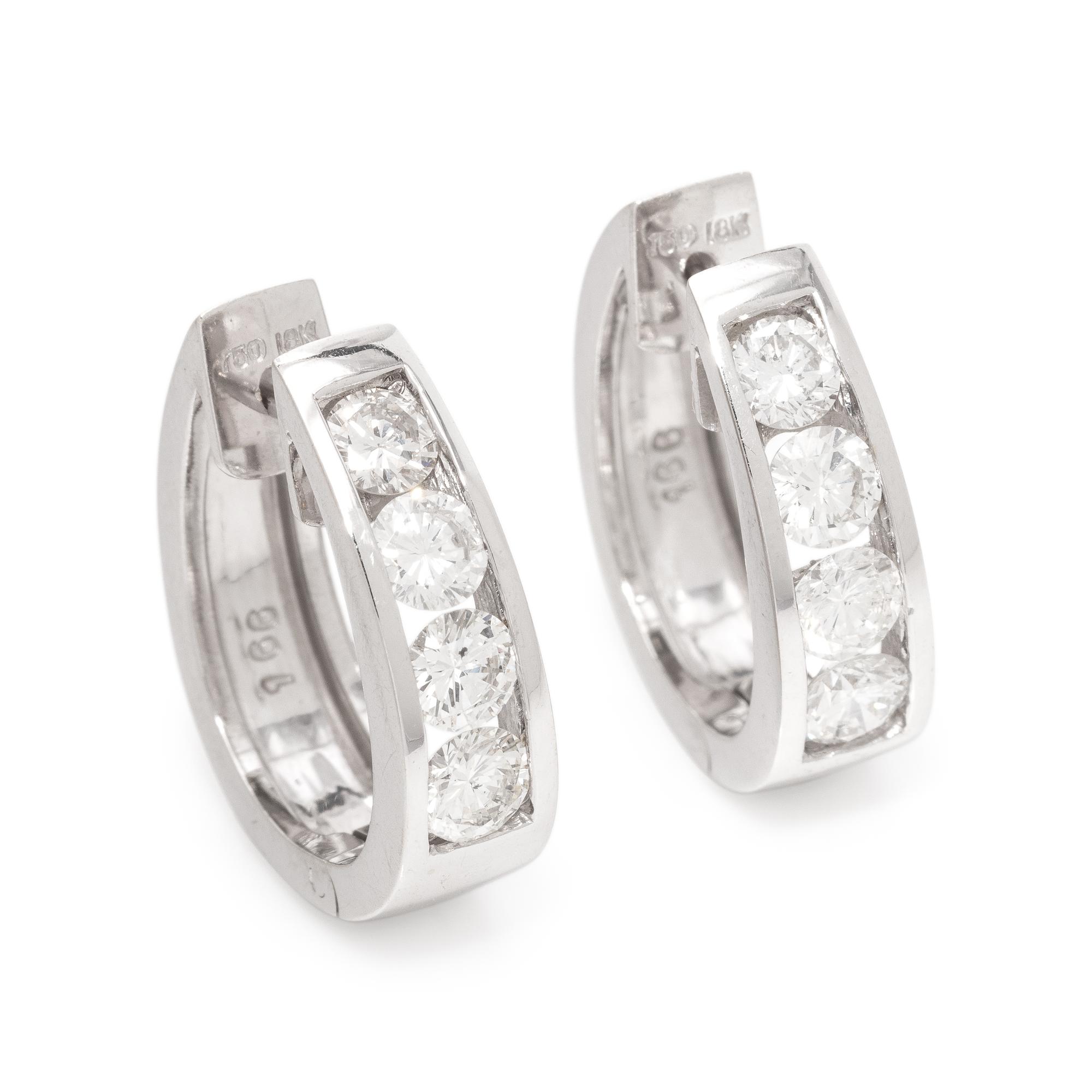 DIAMOND HOOP EARRINGS