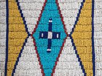 Northern Plains Beaded Hide Tobacco Bag