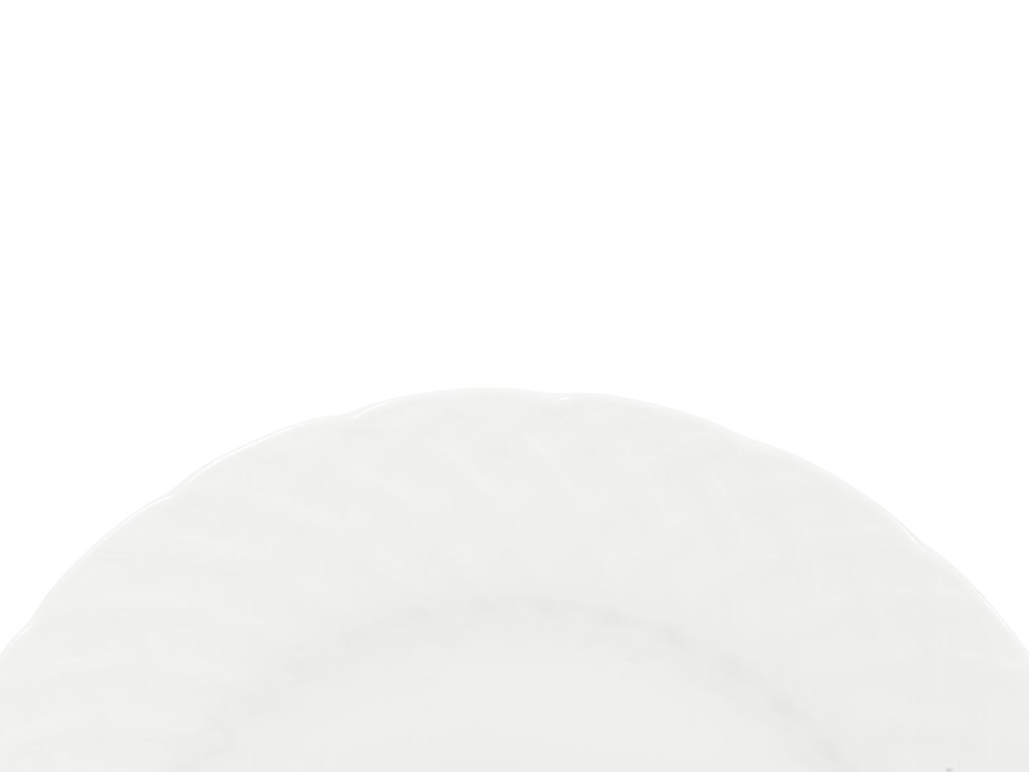 A Set of Twenty-Two Bernardaud Limoges Vannerie Porcelain Dinner Plates