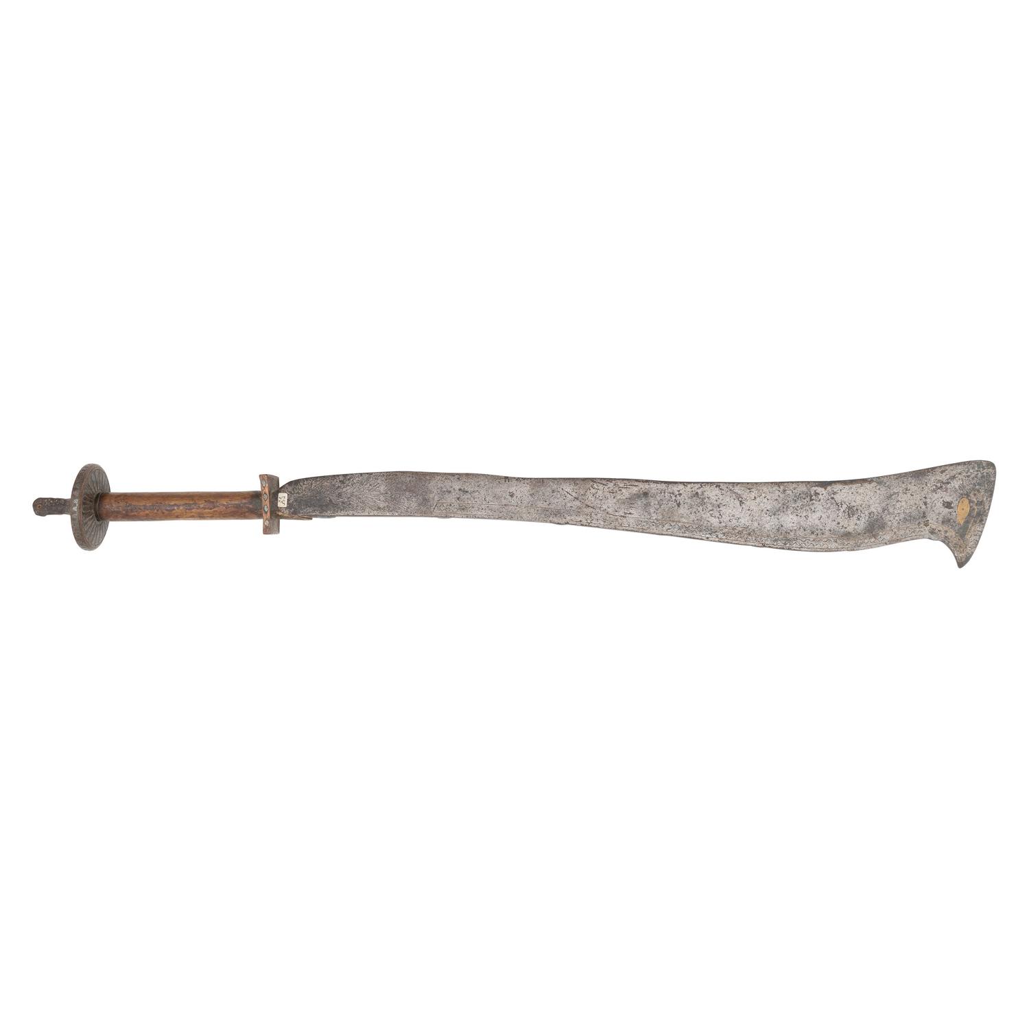 19th Century Nepalese or Bangali Ram Dao Sacrificial Sword