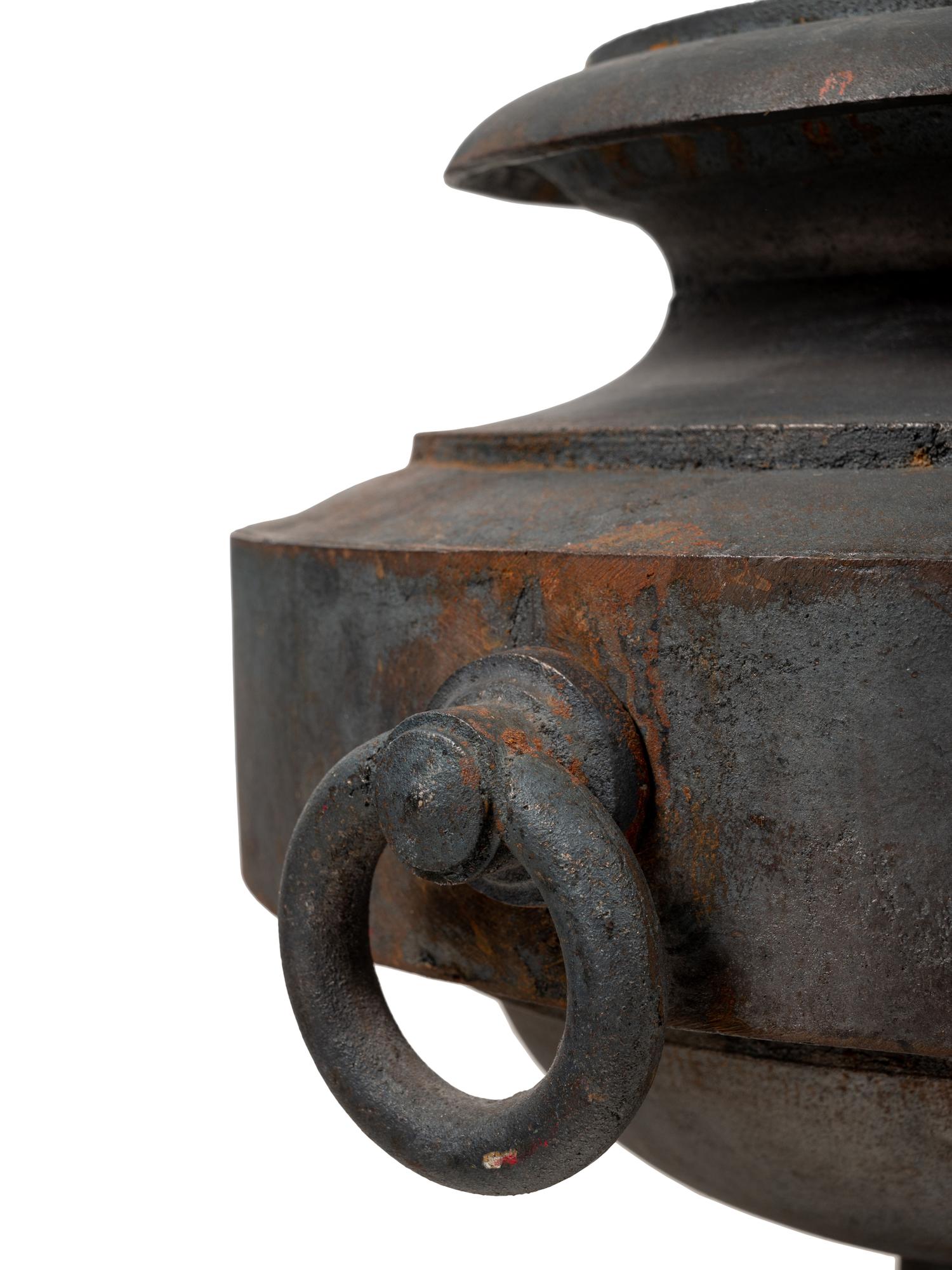 A Cast Metal Jardinière