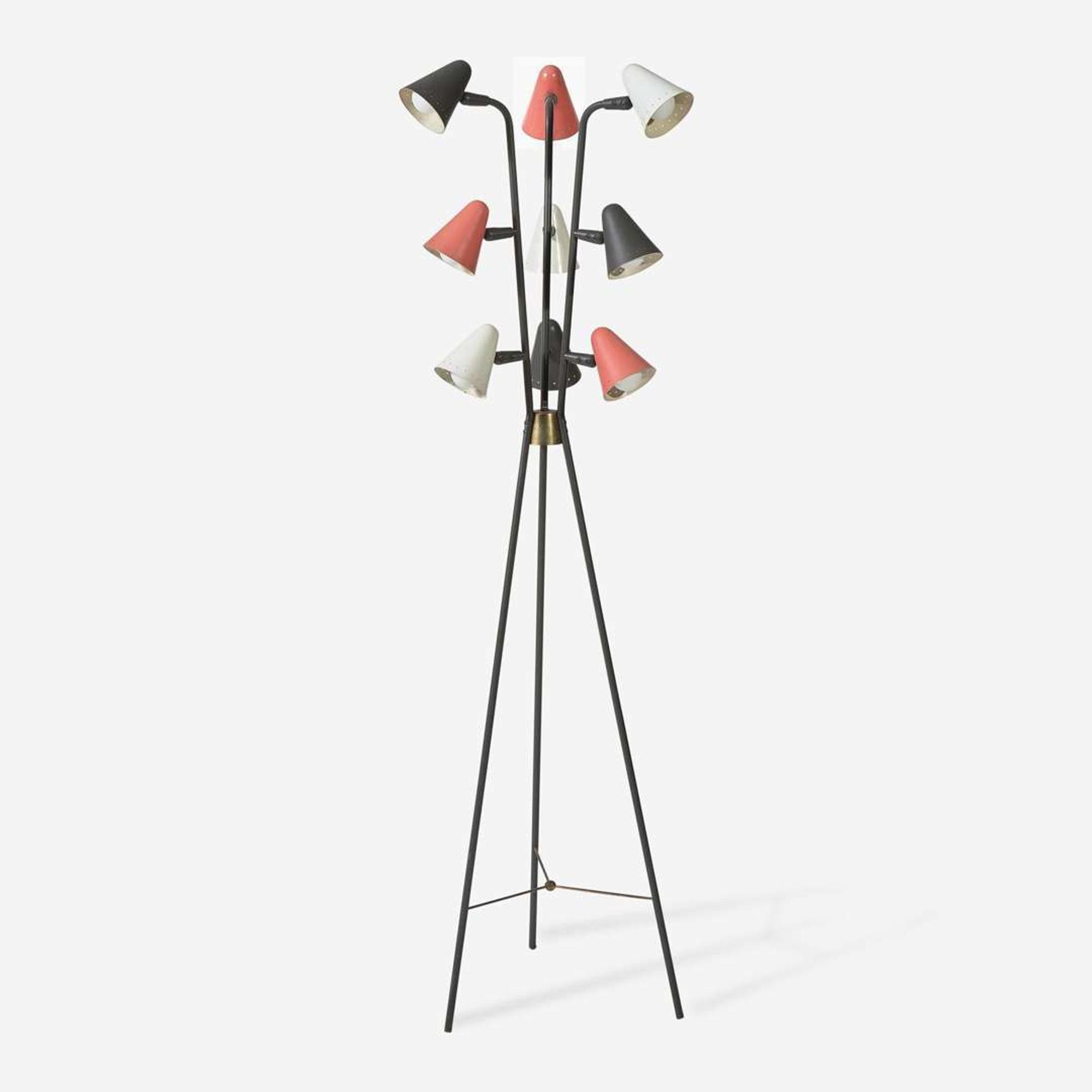 Gerald Thurston (American, 1914-2005) Floor Lamp, Lightolier, USA, 1954