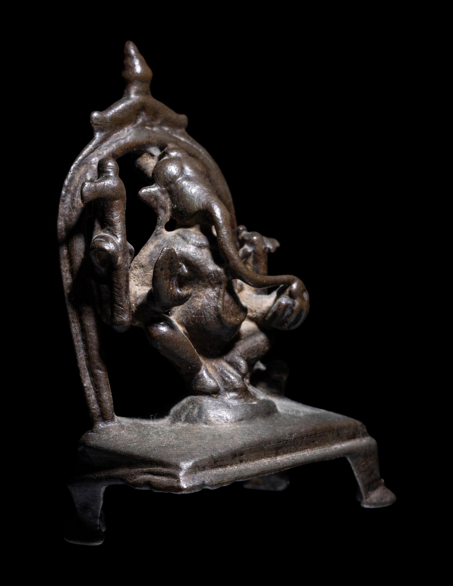 An Indian Bronze Figure of Ganesha