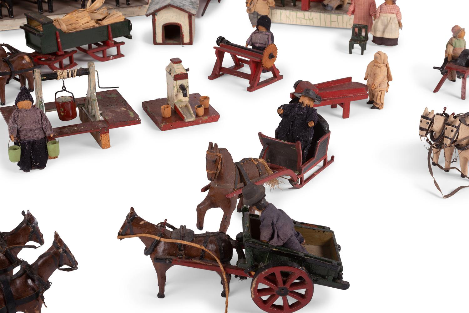 A German Farmhouse Toy Set