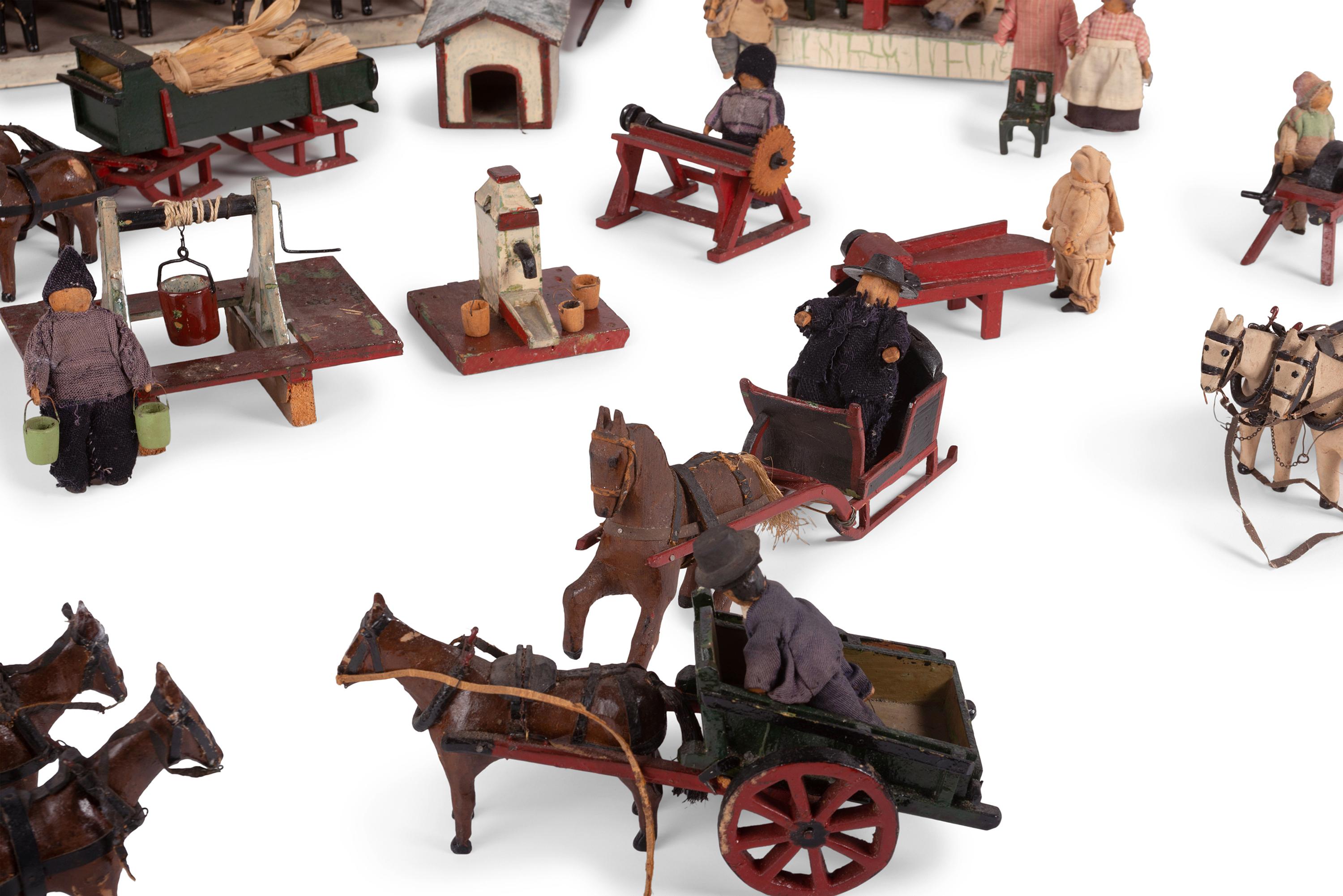A German Farmhouse Toy Set