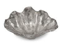 A Collection of Silvered Cast Metal Seashells