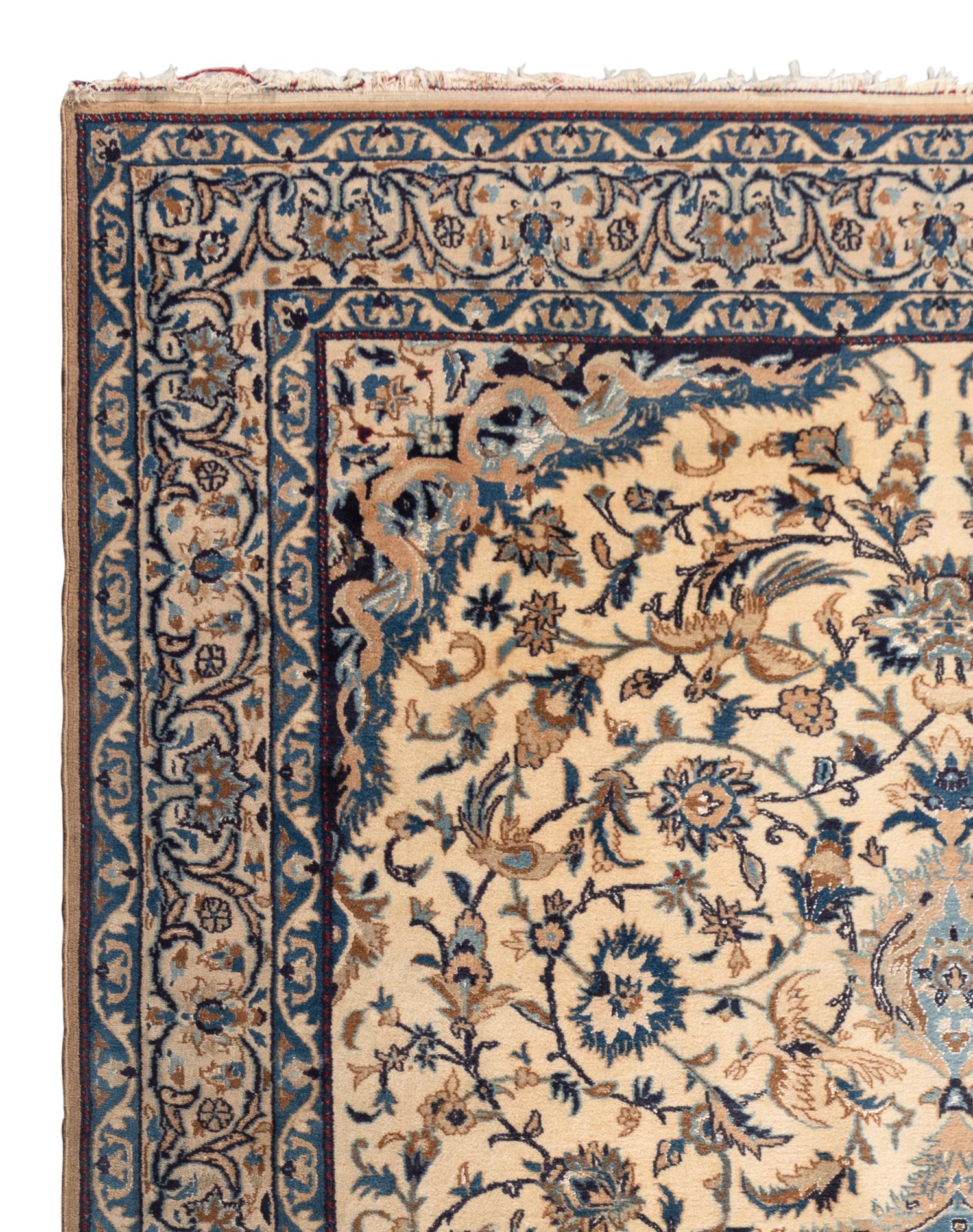 A Nain Wool Rug