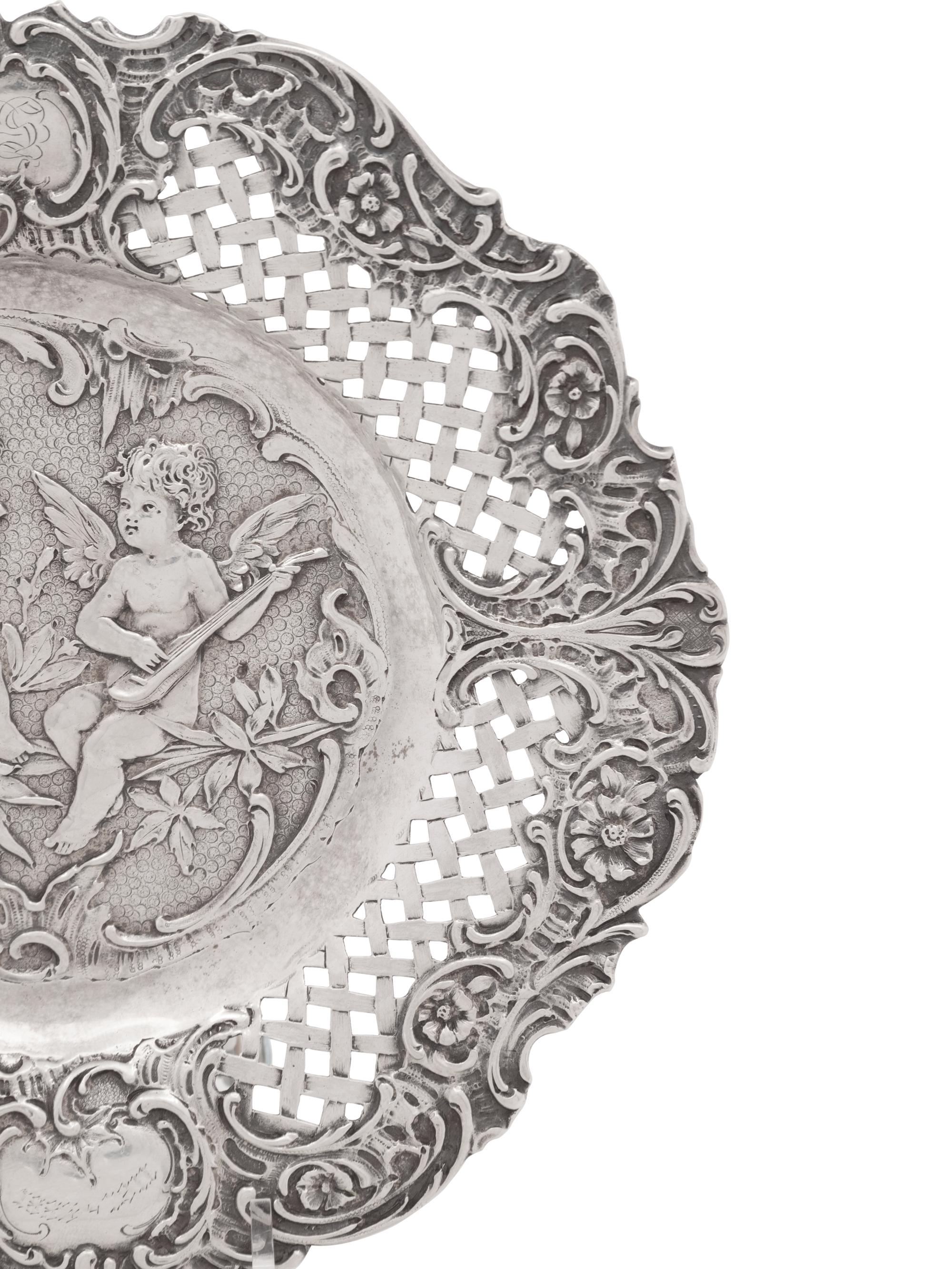 A German Silver Tray