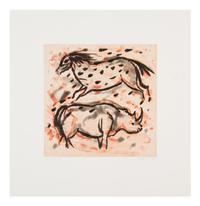 Elaine de Kooning, (American, 1919-1989), Peche-Merle, 1985
