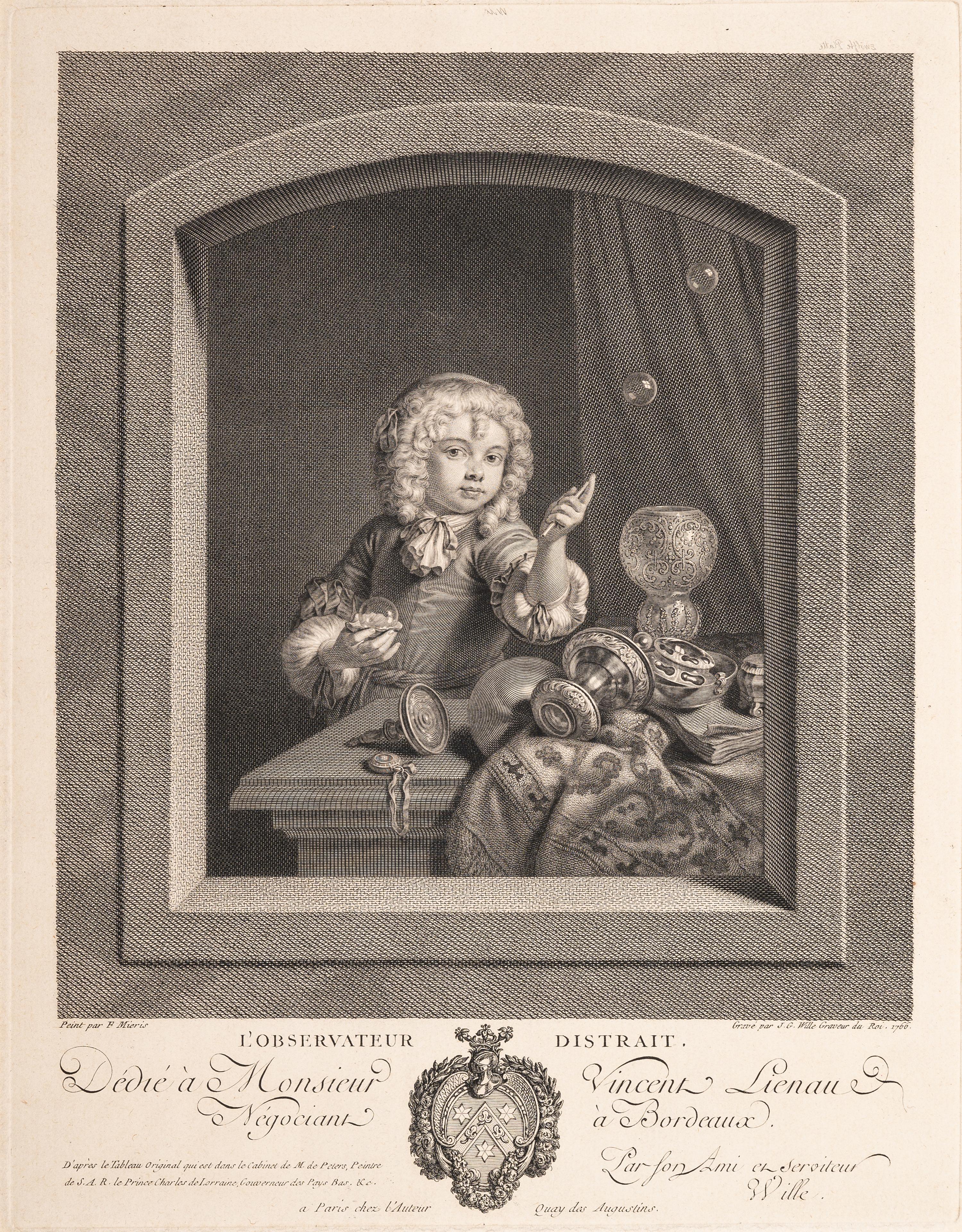 A group of seven European prints
