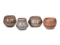 Miniature Polychrome Pottery Jars