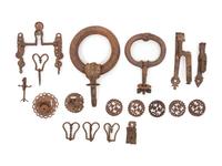 A Group of Door Ironmongery