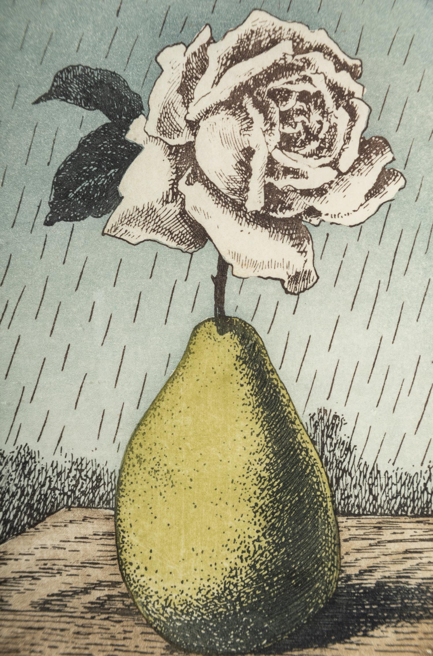 Untitled (Pear and Rose) (from Les Moyens d'Existence)