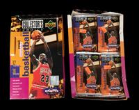 A Group of Two Retail Boxes of 1995-96 Upper Deck Collector's Choice Series One Basketball Cards