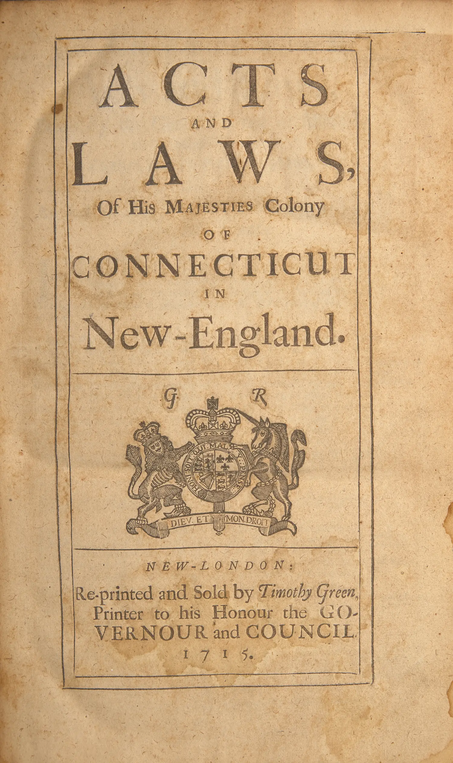 [Colonial America] One of the Earliest Works Printed in... | Freeman's