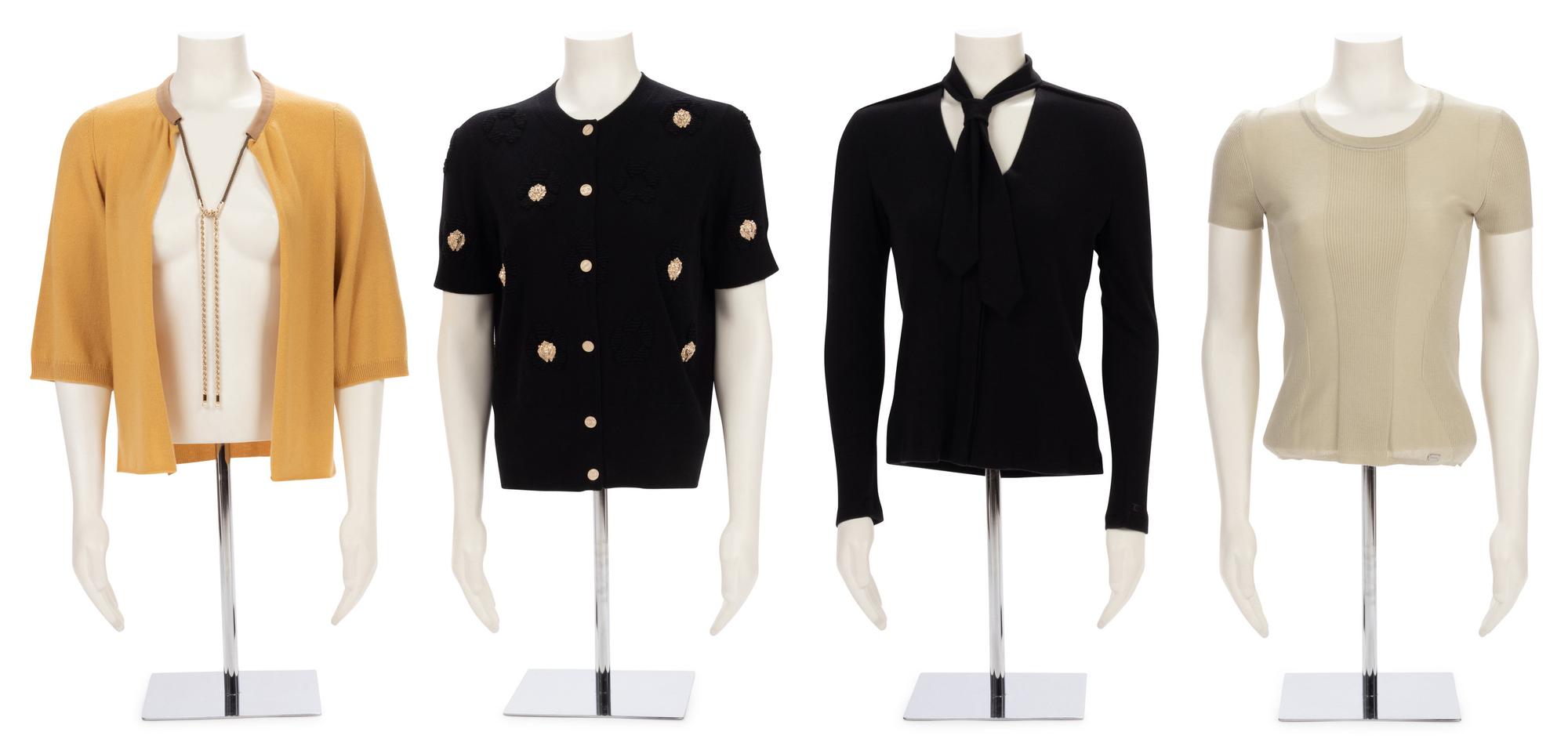 Four Chanel Knit Tops: Three Cardigans, One Top, 2002-2017