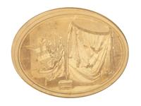 [CIVIL WAR]. Albumen photograph of the battle-damaged flags of the 75th New York Infantry.
