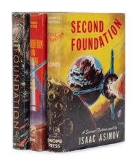 ASIMOV, Isaac (1920-1992). [The Foundation Trilogy]. Foundation . 1951. -- Foundation and Empire . 1952. -- Second Foundation . 1953. New York: Gnome Press.