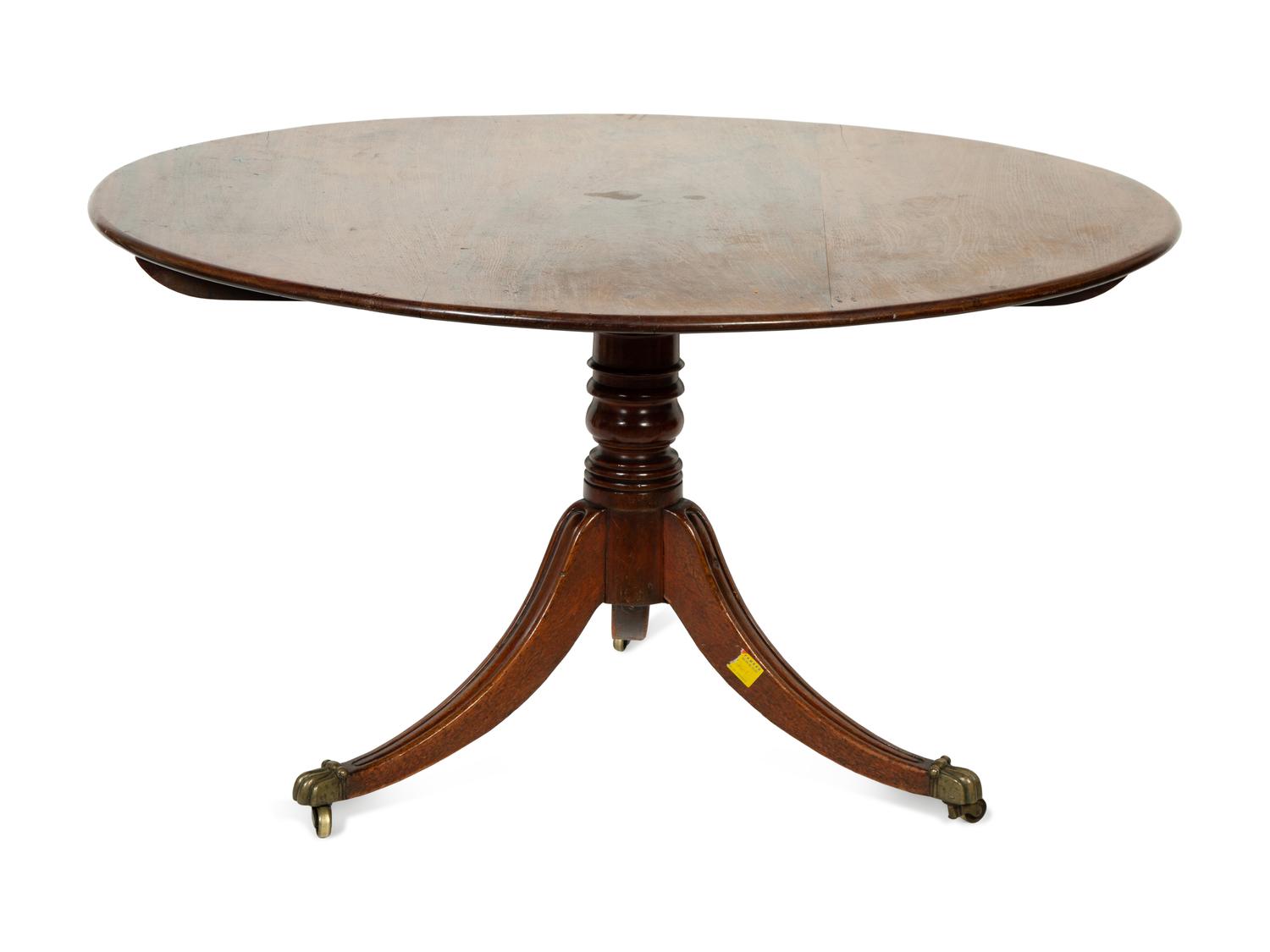 A Regency Style Mahogany Breakfast Table
