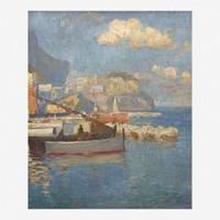 Konstantin Ivanovich Gorbatov (Russian, 1876–1945) The Fishing Boat, Capri