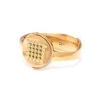 MODERNIST, YELLOW GOLD BANGLE BRACELET