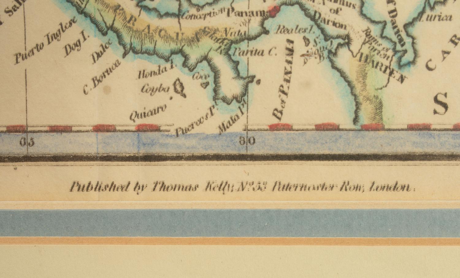 [CENTRAL AMERICA] Three maps of the Southeastern United States, the Caribbean, and Central America.