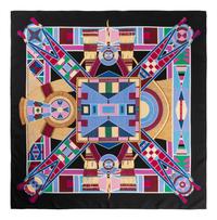 Four Hermès 90cm Silk Scarves