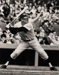 An Exceptional Mickey Mantle Signed Autograph Large Format Photograph (Beckett Authentication Services)