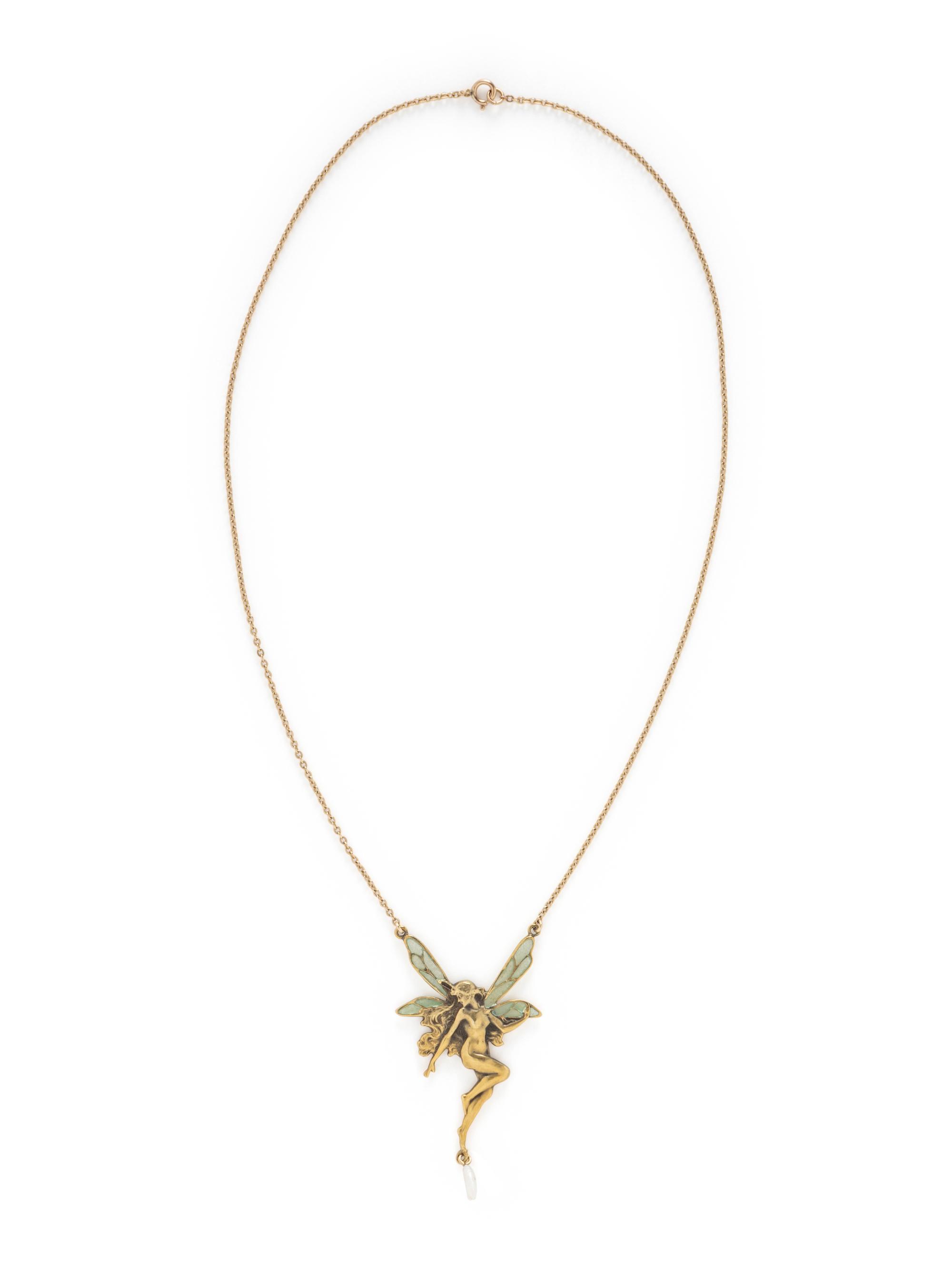 COLLECTION OF YELLOW GOLD NECKLACES